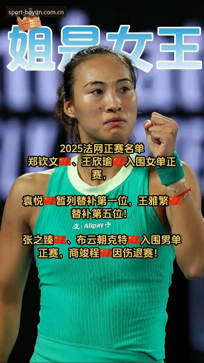 2026法网女单抽签揭晓：中国金花命运几何？深度解析郑钦文保分压力与争冠格局